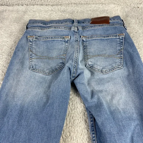 Hollister Epic Flex Slim Straight Jeans Mens 28x30 Medium Wash Blue Denim - Picture 10 of 11